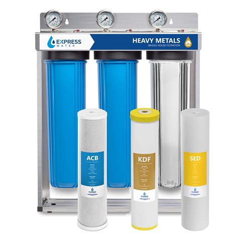 all metal whole house water filter|whole house filter replacement media.